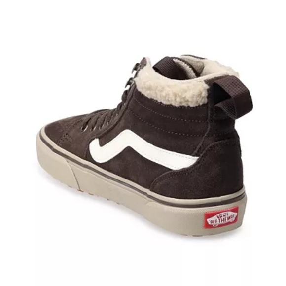 BNIB Filmore Hi VansGuard women's suede high-top shoes, 8. Brown - Picture 3 of 15